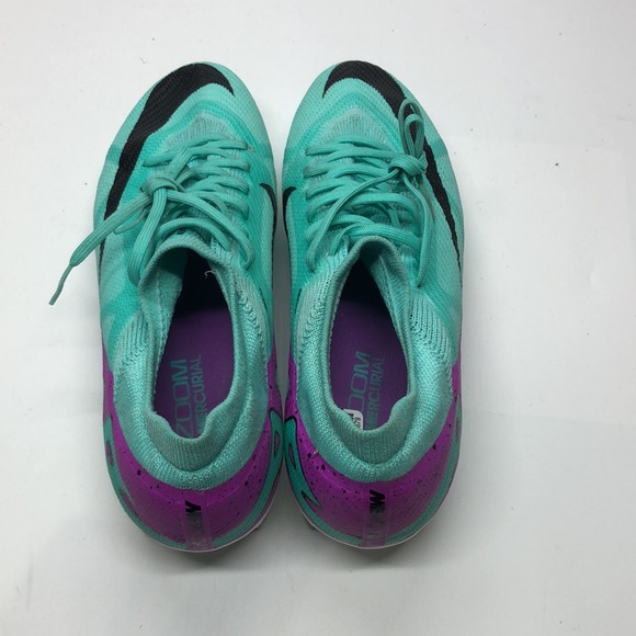 Mens Zoom Vapor 15 Pro FG Teal/Purple DJ5603-300 USED Sz 10 - Picture 5 of 15